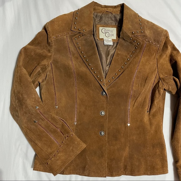 Cripple Creek 100% Genuine Leather Jacket M - Picture 3 of 12
